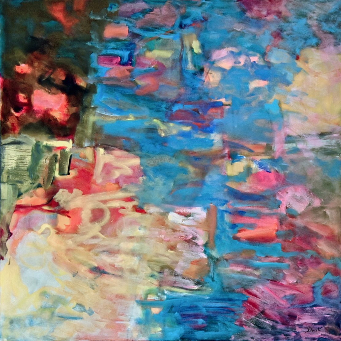Original Abstract Artwork by Dorate, "Abstract Journey II"